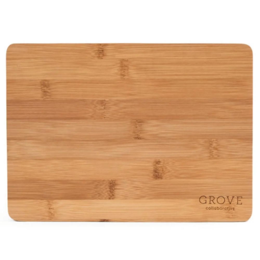 Grove Collaborative Bamboo Cutting Prep Wood Cheese Board Mini Charcuterie New
